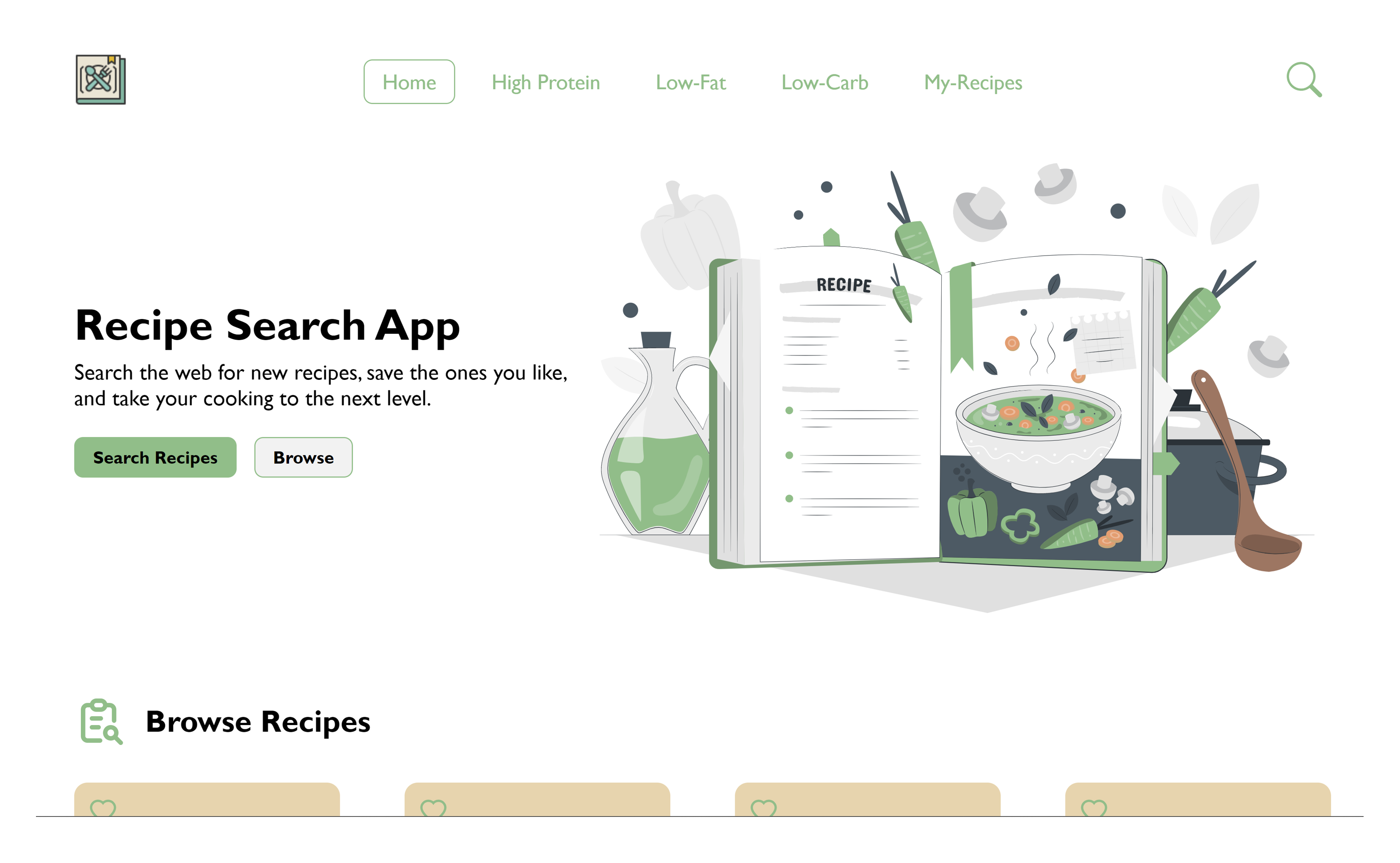 recipe app thumbnail